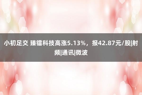 小初足交 臻镭科技高涨5.13%，报42.87元/股|射频|通讯|微波